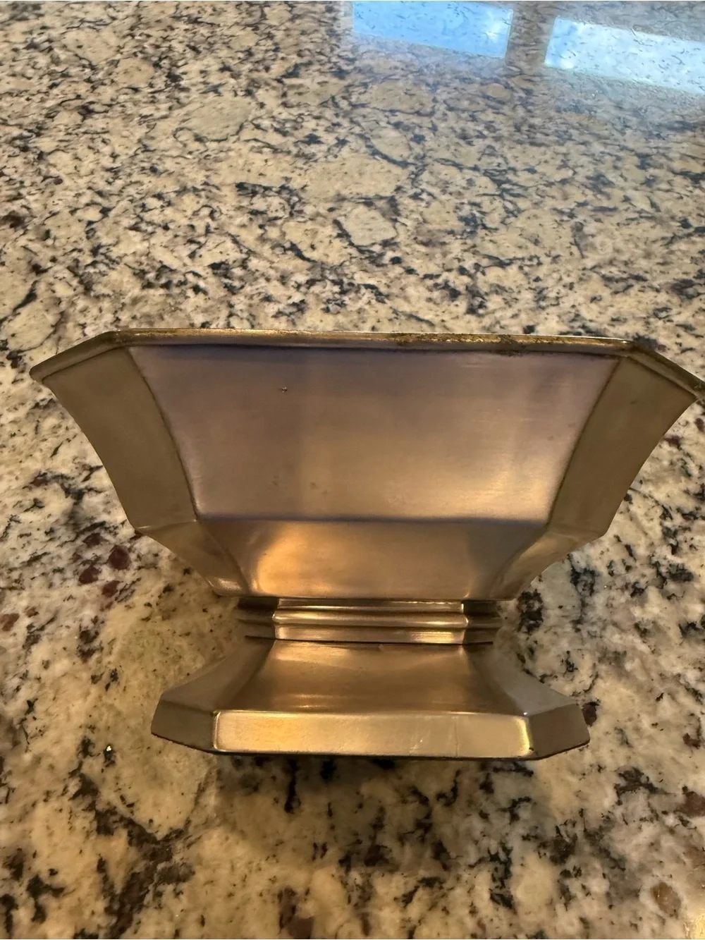 Pottery Barn octagonal bowl